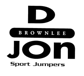 D JON BROWNLEE SPORT JUMPERS logo