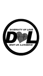 D L DIVERSITY OF LOVE logo