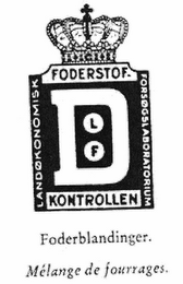 D L F FODERSTOF KONTROLLEN logo
