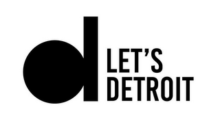 D LET'S DETROIT logo