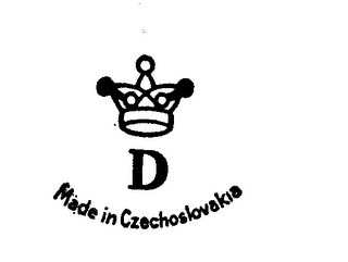D MADE IN CZECHOSLOVAKIA logo