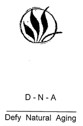 D-N-A DEFY NATURAL AGING logo