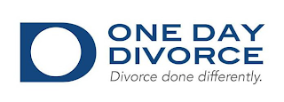 D ONE DAY DIVORCE DIVORCE DONE DIFFERENTLY. logo