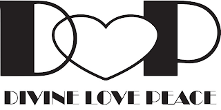 D P DIVINE LOVE PEACE logo