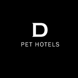 D PET HOTELS logo