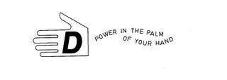 D POWER IN THE PALM OF YOUR HAND logo