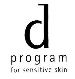 D PROGRAM FOR SENSITIVE SKIN logo