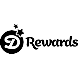 "D REWARDS" logo