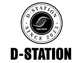 D-STATION SINCE 2023 RAW PDRN D-STATION logo