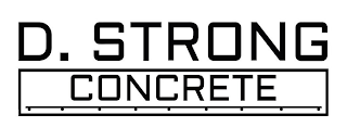 D. STRONG CONCRETE logo