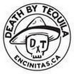D T DEATH BY TEQUILA ENCINITAS CA logo