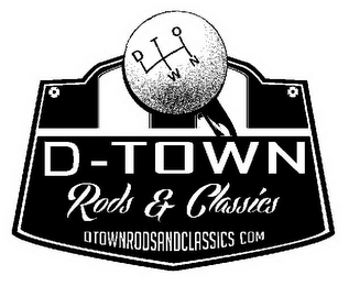D T O W N D-TOWN RODS & CLASSICS DTOWNRODSANDCLASSICS COM logo