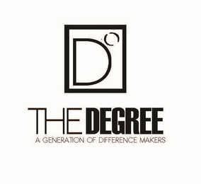 D THE DEGREE A GENERATION OF DIFFERENCEMAKERS logo