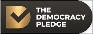 D THE DEMOCRACY PLEDGE logo