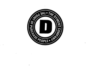 D THE DYMENT COMPANY THE POINT OF PURCHASE PEOPLE logo