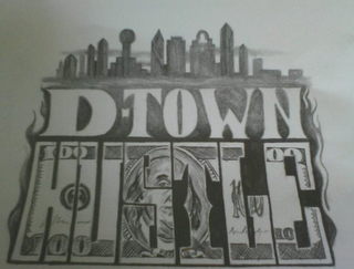 D-TOWN HUSTLE logo