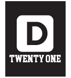 D TWENTY ONE logo