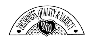 D & W FRESHNESS, QUALITY & VARIETY logo