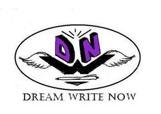 D W N DREAM WRITE NOW logo