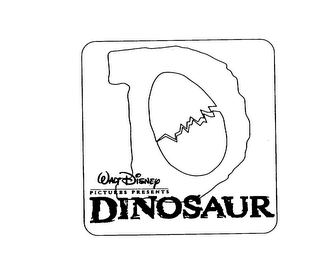 D WALT DISNEY PICTURES PRESENTS DINOSAUR logo