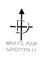D WHAT'S YOUR DIRECTION? logo