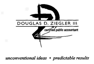 D Z DOUGLAS D. ZIEGLER III CERTIFIED PUBLIC ACCOUNTANT UNCONVENTIONAL IDEAS · PREDICTABLE RESULTS logo