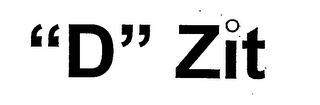 "D" ZIT logo