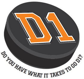 D1 DO YOU HAVE WHAT IT TAKES TO GO D1? logo