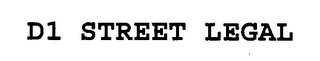 D1 STREET LEGAL logo