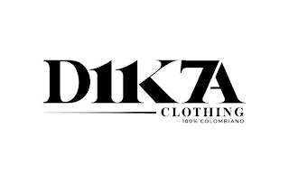 D11K7A CLOTHING 100% COLOMBIANO logo