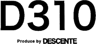 D310 PRODUCE BY DESCENTE logo