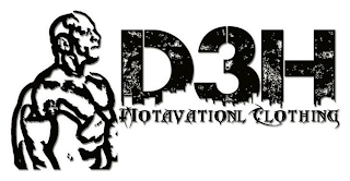D3H MOTIVATIONL CLOTHING logo
