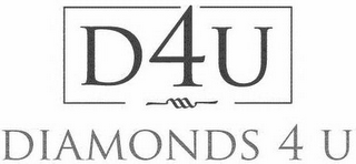 D4U DIAMONDS 4 U logo