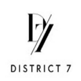 D7 DISTRICT 7 logo