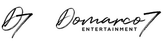 D7 DOMARCO7 ENTERTAINMENT logo