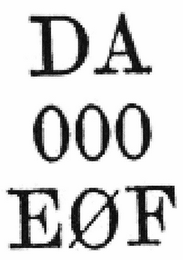 DA 000 EOF logo
