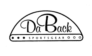 DA BACK SPORTSGEAR logo