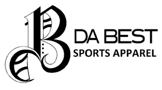 DA BEST SPORTS APPAREL DAB logo