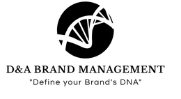D&A BRAND MANAGEMENT "DEFINE YOUR BRAND'S DNA" logo