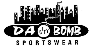 DA CITY BOMB SPORTSWEAR logo