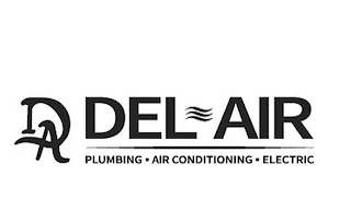 DA DEL-AIR PLUMBING AIR CONDITIONING ELECTRIC logo