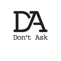 DA DON'T ASK logo