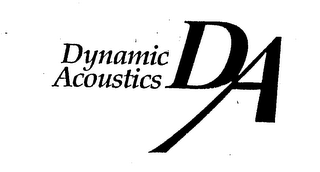 DA DYNAMIC ACOUSTICS logo