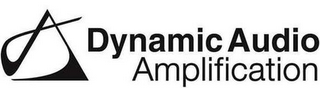 DA DYNAMIC AUDIO AMPLIFICATION logo