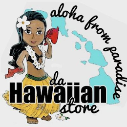 DA HAWAIIAN STORE ALOHA FROM PARADISE logo