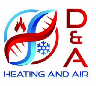 D&A HEATING AND AIR logo