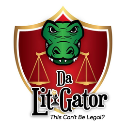 DA LIT GATOR THIS CAN'T BE LEGAL? logo