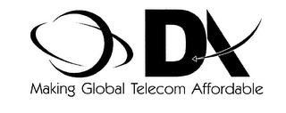 DA MAKING GLOBAL TELECOM AFFORDABLE logo