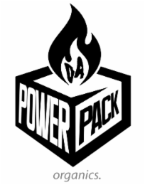 DA POWER PACK ORGANICS. logo