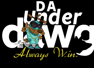 DA UNDERDAWG ALWAYS WIN. logo